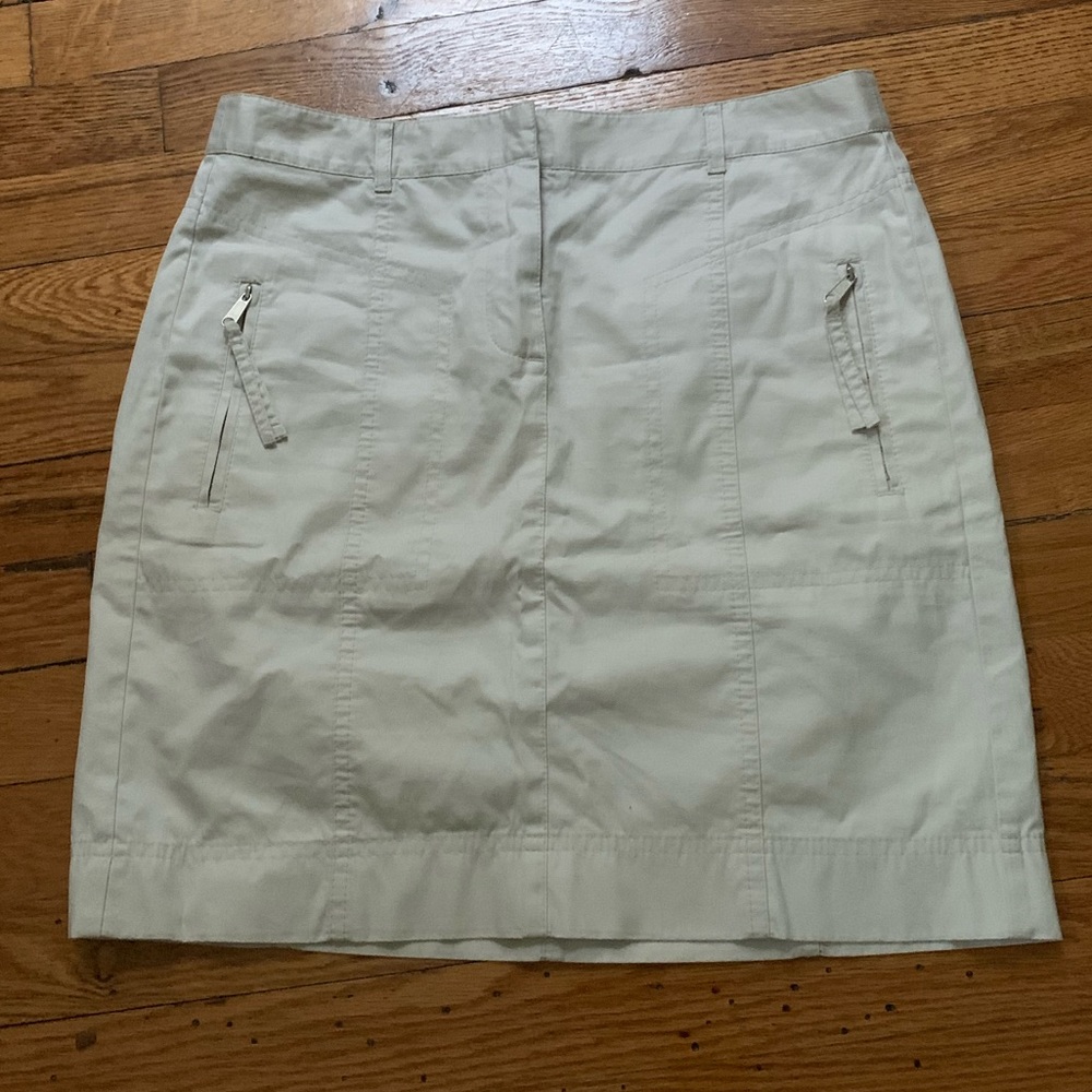 Vintage Y2K Ann Taylor LOFT Khaki Cargo Skirt